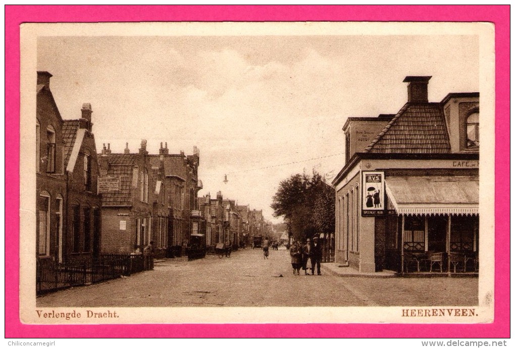 Heerenveen - Verlengde Dracht - Animée - G. BROUWER & ZOON´S - E. & B. - 1929 - Heerenveen