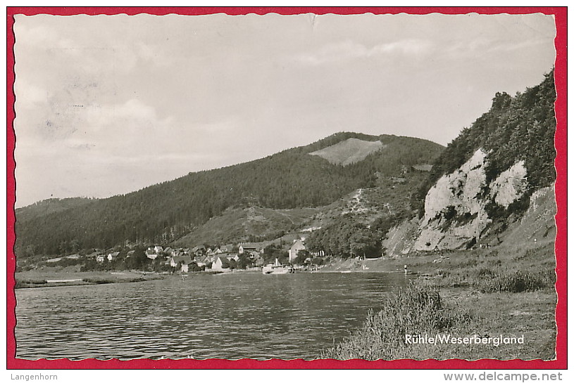 3 Foto AK ´Rühle (Weser)' = BODENWERDER ~ 1960 - Bodenwerder