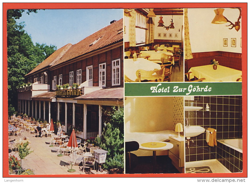 3 AK ´Hotel Zur Göhrde' (LK Lüchow-Dannenberg) ~ 1970 - Hitzacker