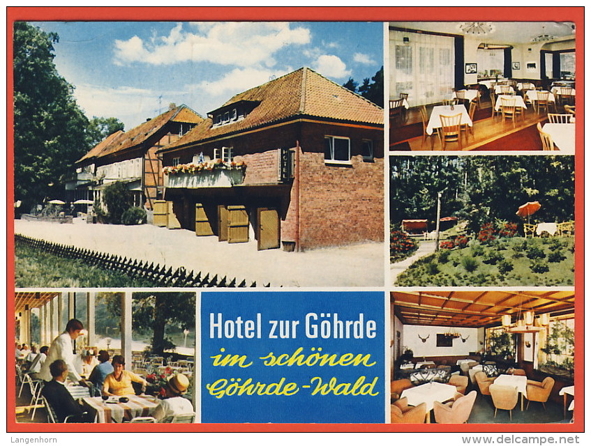 3 AK ´Hotel zur Göhrde' (LK Lüchow-Dannenberg) ~ 1970