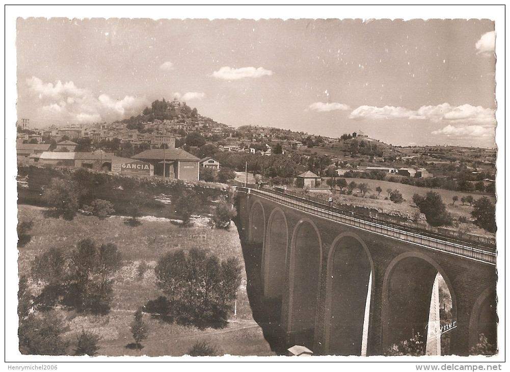 04 - Basses Alpes - Forcalquier - Vue Générale Viaduc Pont - Forcalquier