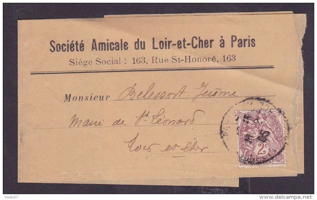 France Type Blanc - Lettre - 1900-29 Blanc