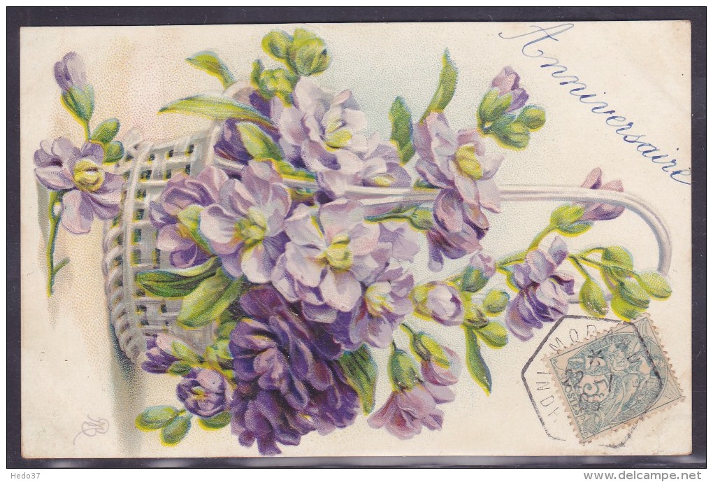 France Type Blanc - Lettre - 1900-29 Blanc