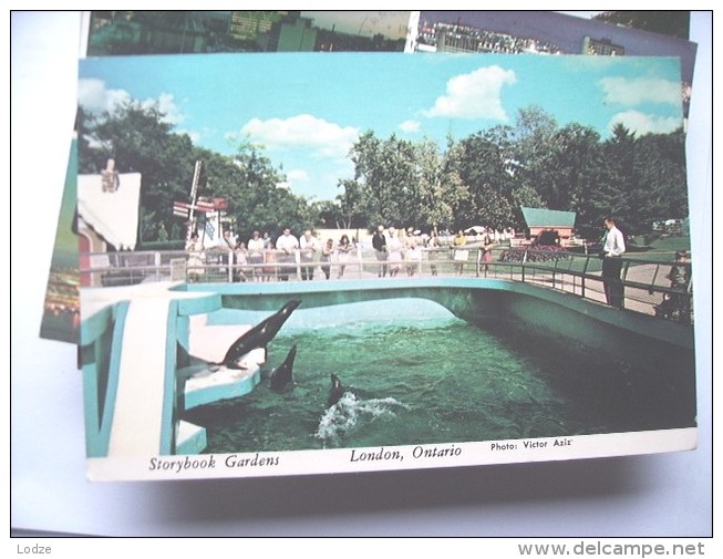 Canada Ontario London Storybook Gardens Dolfins - Londen