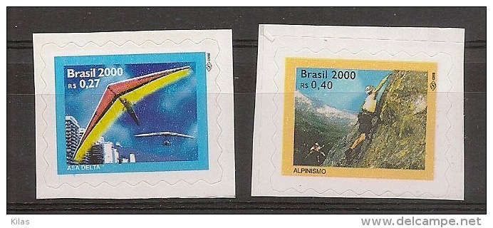 BRAZIL 2000, Current Series Self Adhesive Extreme Sports - Unused Stamps