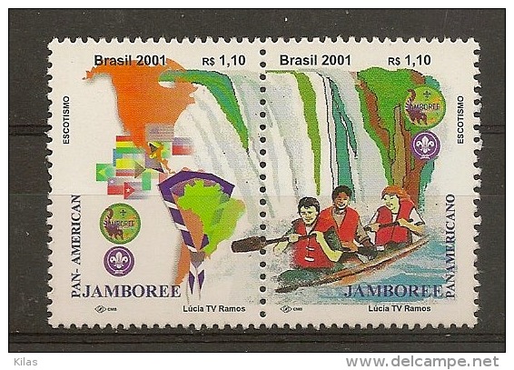 BRAZIL 2001, Scouting Pan- American Jamboree - Neufs