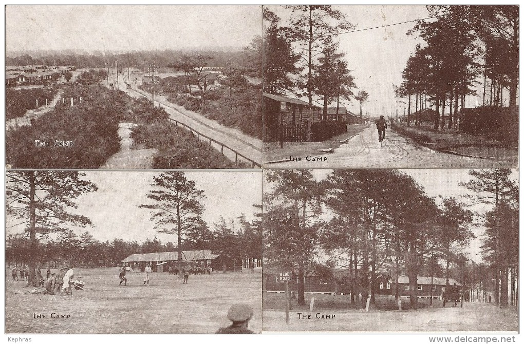 SUPERBE LOT DE 7 CPA - WITLEY CAMP - SHEDS OF CANADIAN SOLDIERS - FIRST WORLD WAR - Surrey