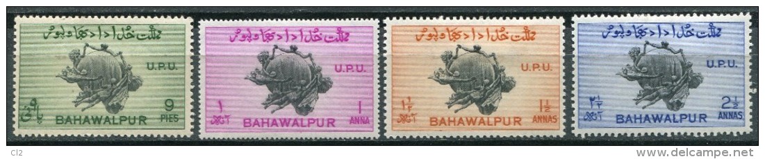 Etats Princiers De L´Inde - BAHAWALPUR - Y&T 26 à 29 (27 Dentelé 17 1/2x17) (U.P.U.) - Bahawalpur