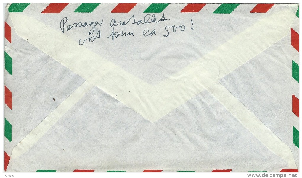 Egypt. Postmark: Paquebot - Port Said.   Cover Sent To Denmark.  H-577 - Poste Aérienne