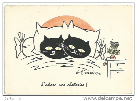 Illustrateur - G Meunier -   Humour _ Chats - Meunier, G.