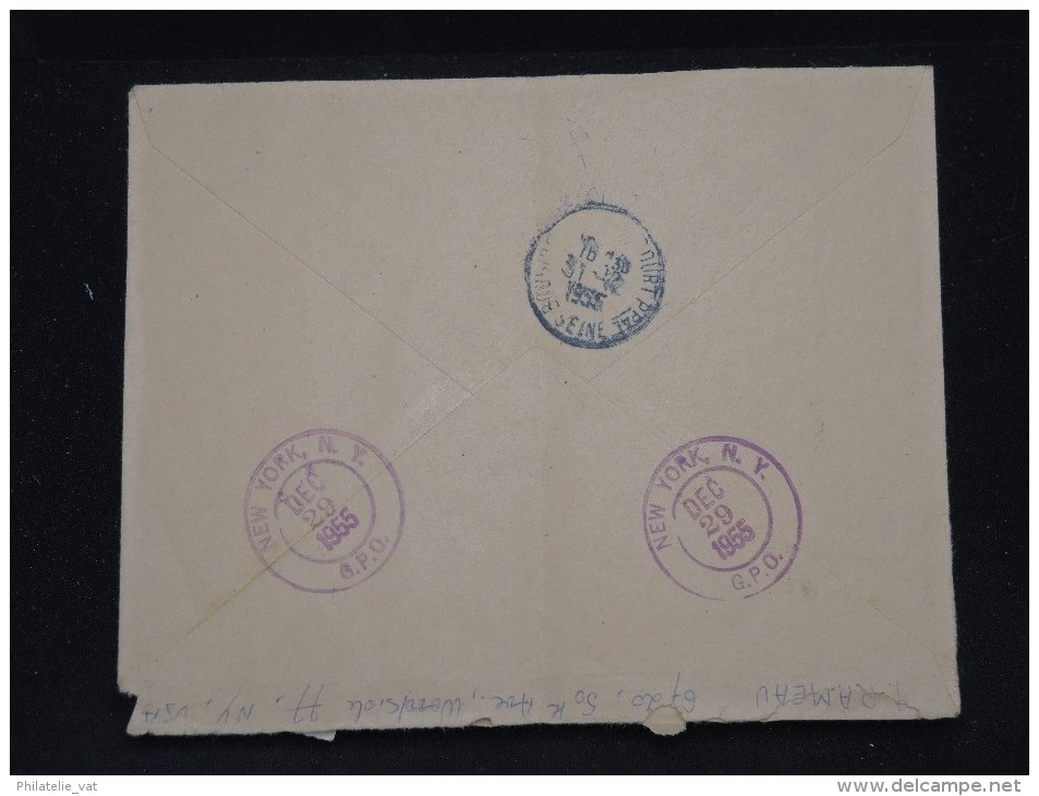 ETATS UNIS  - Enveloppe De New York En Exprès  Pour La France En 1955- A Voir - Lot P10676 - Briefe U. Dokumente