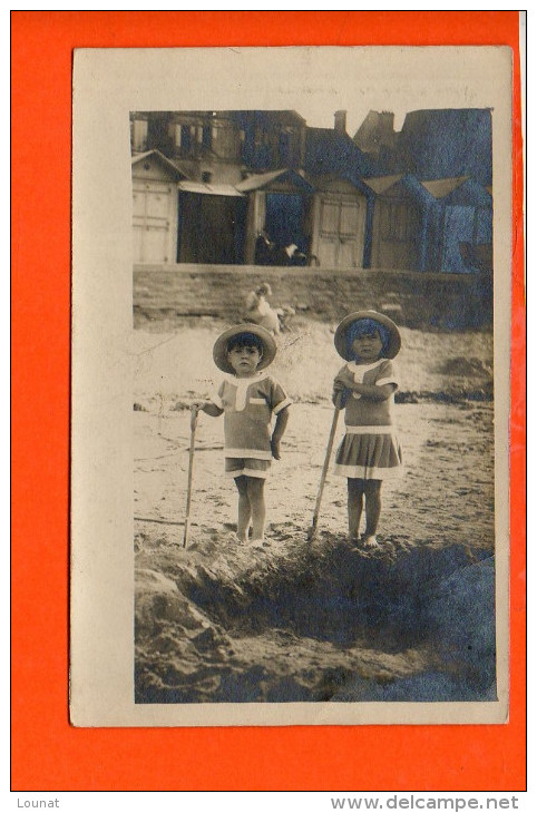 Carte Photo - Enfants - Plage - Groupes D'enfants & Familles