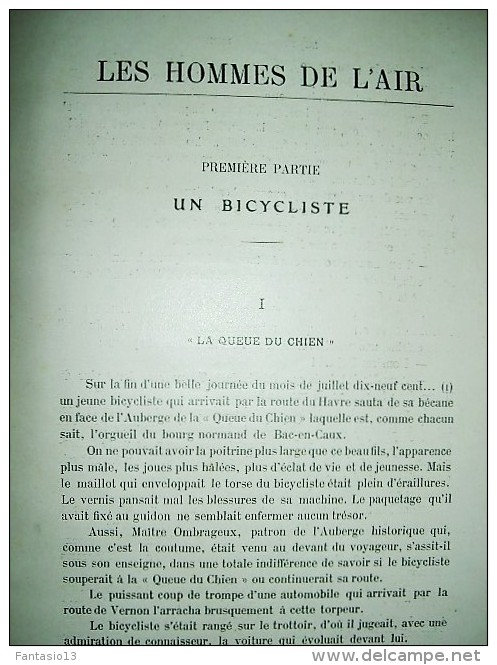 Les Hommes De L´ Air (Roman De Sport Et D´aventures)  Hugues Le Roux 1910  Illustré - 1901-1940