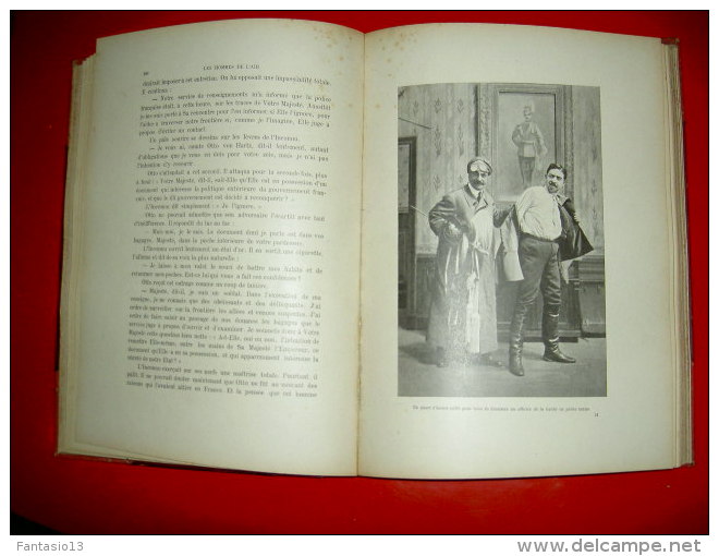 Les hommes de l´ air (Roman de sport et d´aventures)  Hugues Le Roux 1910  illustré