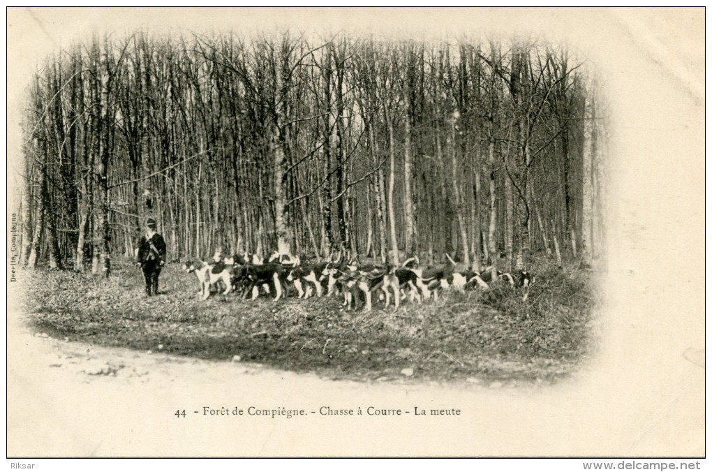 CHASSE A COURRE(VENERIE) COMPIEGNE - Chasse