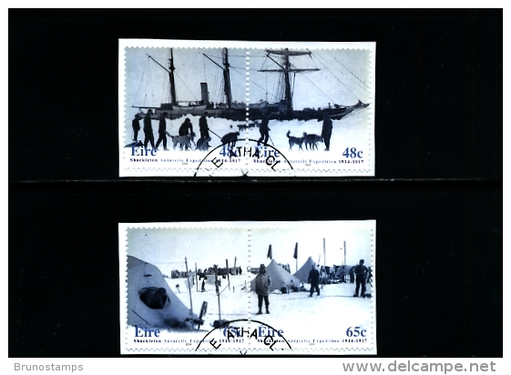 IRELAND/EIRE - 2004  SHACKLETON´S ANTARCTIC EXPEDITION  SET  FINE USED - Usati