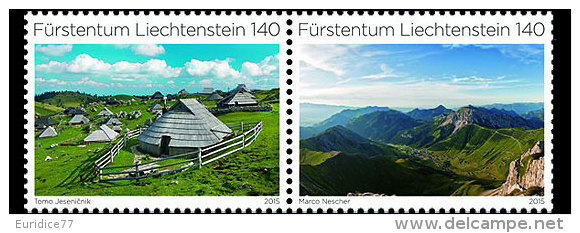 Liechtenstein 2015 - Joint Issue With Slovenia Stamp Set Mnh - Unused Stamps