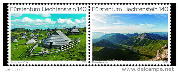 Liechtenstein 2015 - Joint Issue With Slovenia Stamp Set Mnh - Nuevos