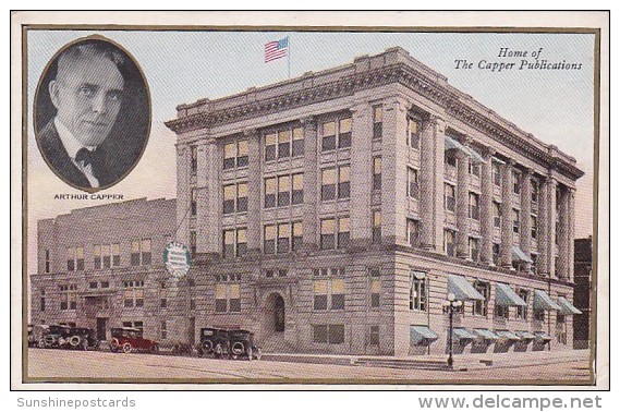 Kansas Topeka Home Of Capper Publications - Topeka