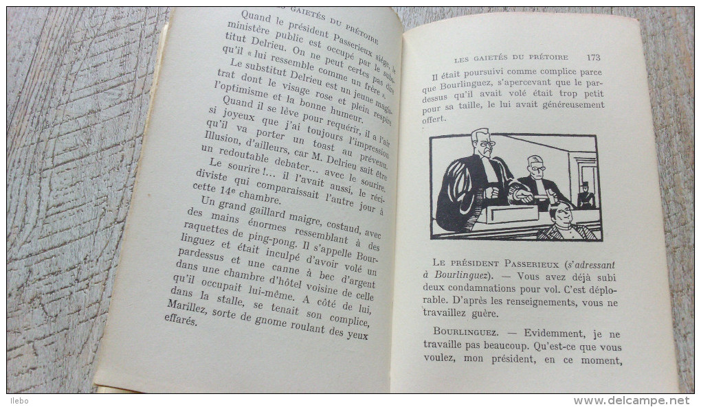 Les Gaiétés Du Prétoire De Géo London Illustrations De Favrot 1933 Justice Humour - Droit