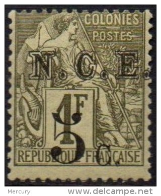 NOUVELLE-CALEDONIE - 5 Sur 1 F. De 1886 Neuf - Neufs