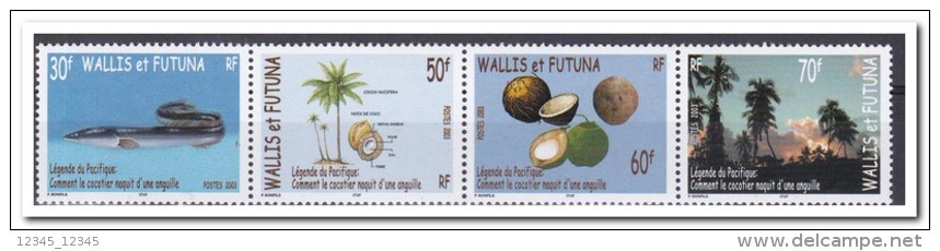 Wallis Et Futuna 2003, Postfris MNH, Fisch, Trees, Coconut - Ongebruikt