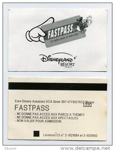 Ticket D'entrée / Entrance Ticket / Entreebewijs - Fastpass Disneyland Resort Paris - Tickets - Vouchers