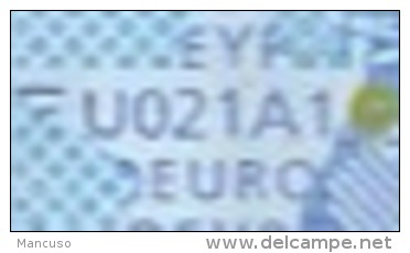 M PORTUGAL 20 EURO  U021 A1 - FIRST POSITION - DRAGHI  UNC - 20 Euro