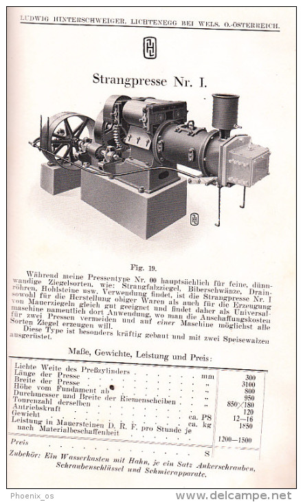 CATALOG, KATALOG - Wels, Austria - Factory Machines, Maschinenfabrik, Year 1926 - Catalogi