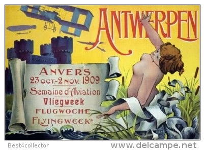 @@@ MAGNET - 1909 Antwerp Aviation - Advertising