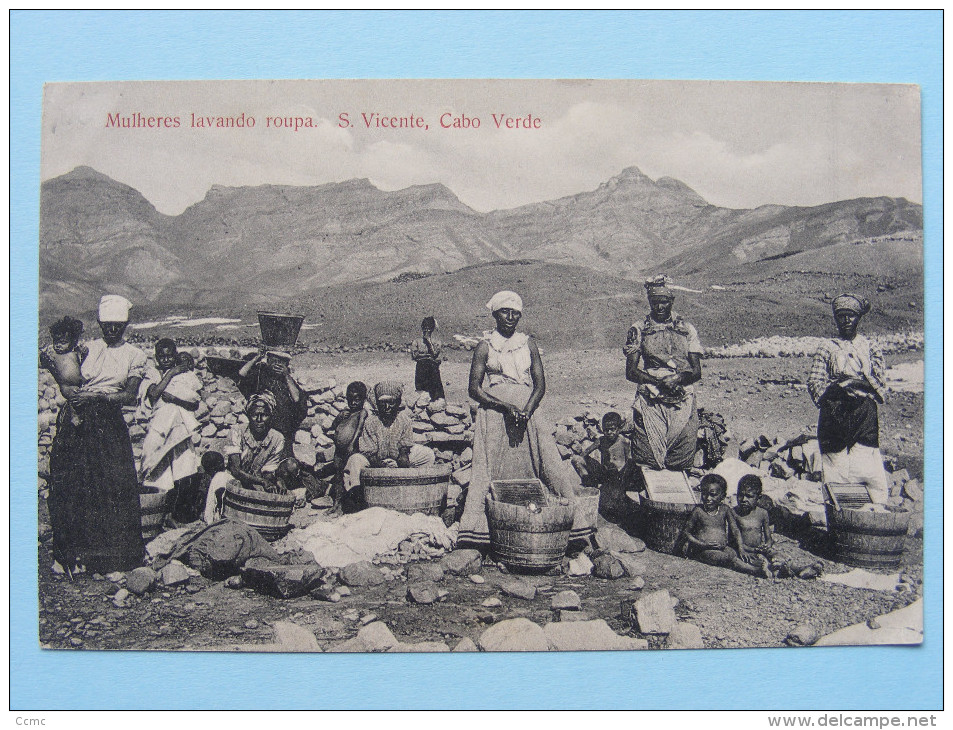 CPA São Vicente (Cap-Vert / Cabo Verde) - Mulheres Lavando Roupa - Lavandières - Cap Vert