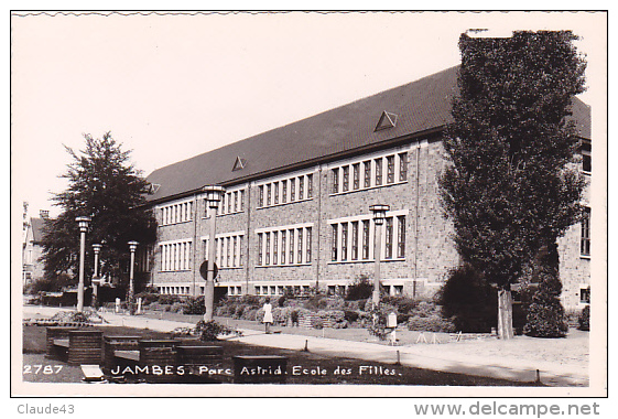 Namur  Jambes Parc Reine Astrid Ecole Des Filles Carte Mosa N°2787 N'a Pas  Circulé - Namen