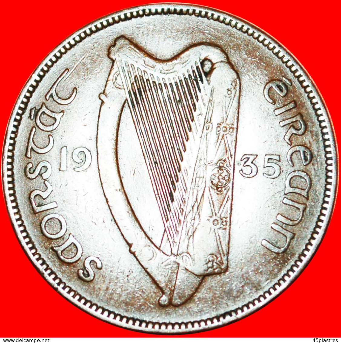 * GREAT BRITAIN (1928-1937): IRELAND  1 PENNY 1935 HEN! LOW START NO RESERVE! - Irland