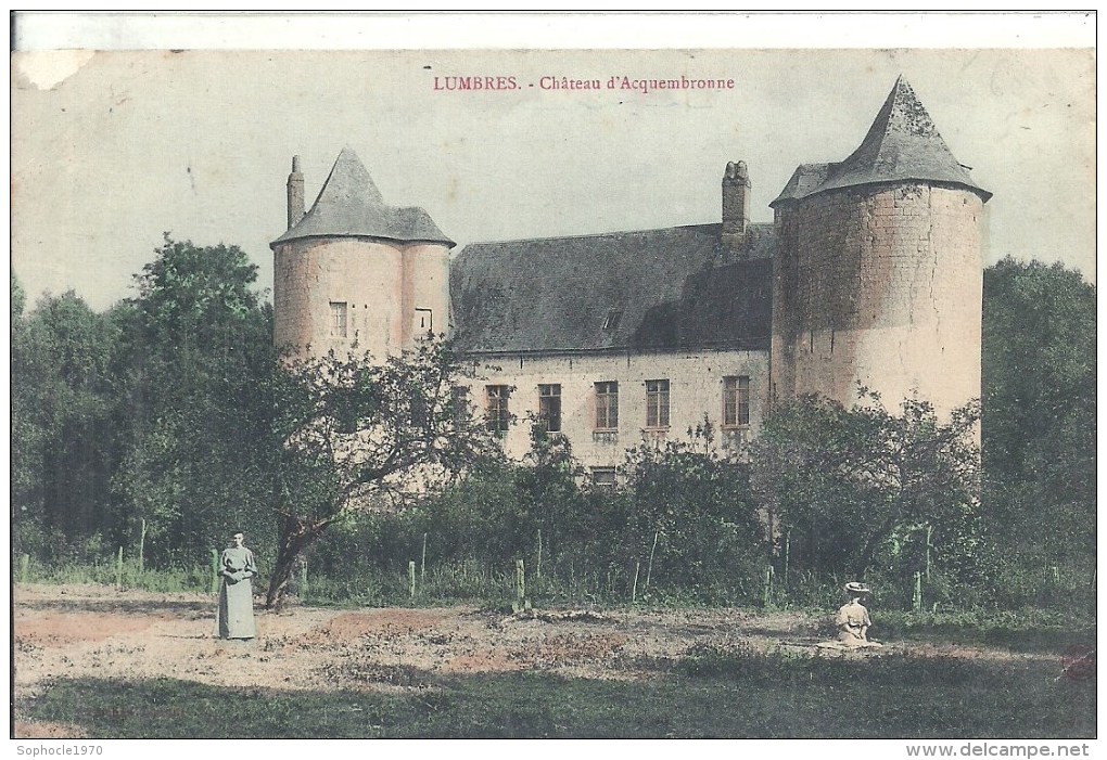 NORD PAS DE CALAIS - 62 - PAS DE CALAIS - LUMBRES - Château D'Acquembronne - Colorisée - Lumbres