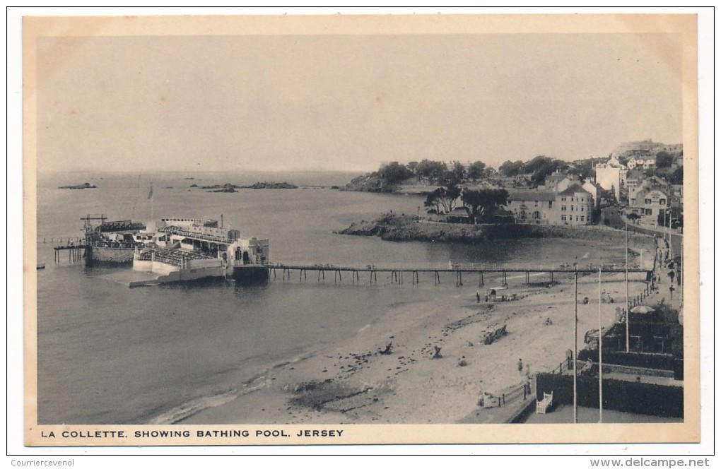 CPSM - JERSEY - La Colette. Showing Bathing Pool, Jersey - Other & Unclassified