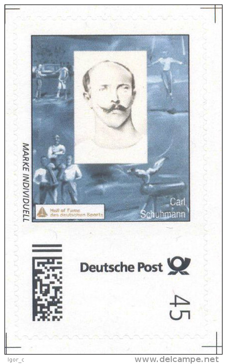 Germany Deutschland - Carl Schuhmann - Gymanstics, Wrestling - Olympic Games 1896 - 4 Gold Medals; Personalized - Ete 1896: Athènes