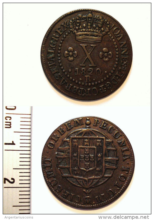 BRAZIL. 10 REIS 1820. TRES BEL ETAT.  BRASIL - Autres – Amérique