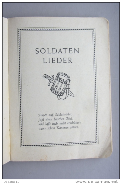 Livre De Chants Suisses Pour Soldats  IIe Guerre Mondiale - Andere & Zonder Classificatie