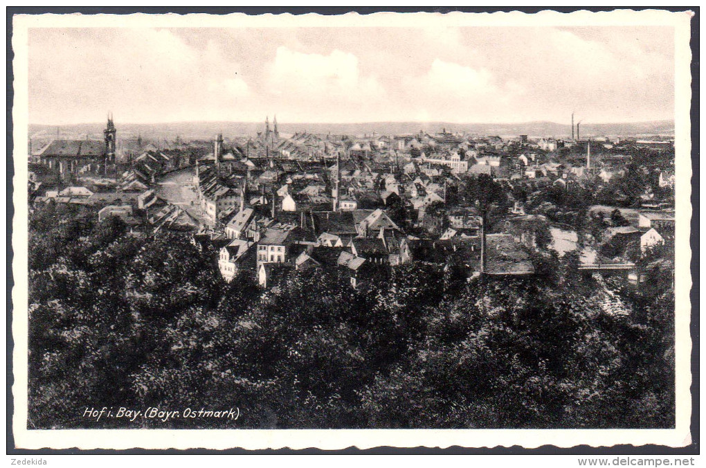 0888 - Alte Ansichtskarte - Hof In Bayern 1940 - TOP - Hof