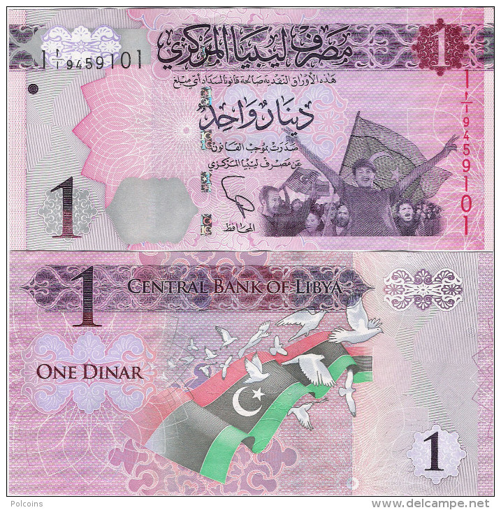 Libya 2013 1 Dinar Pick 76 UNC - Libye