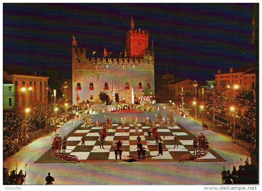 Schach Chess Ajedrez échecs - Marostica - Italia - 208x147mm - Echecs