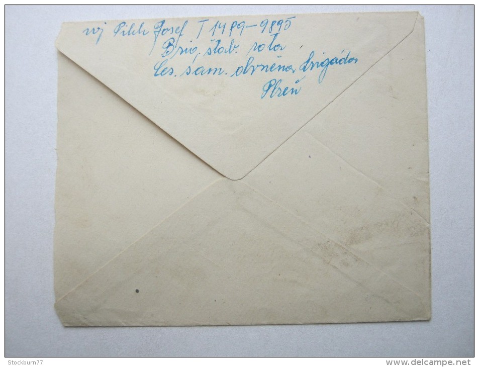 1945, Cechoslovak Field Post , Brief Mit Zensur , Recht Selten - Siberian Legion