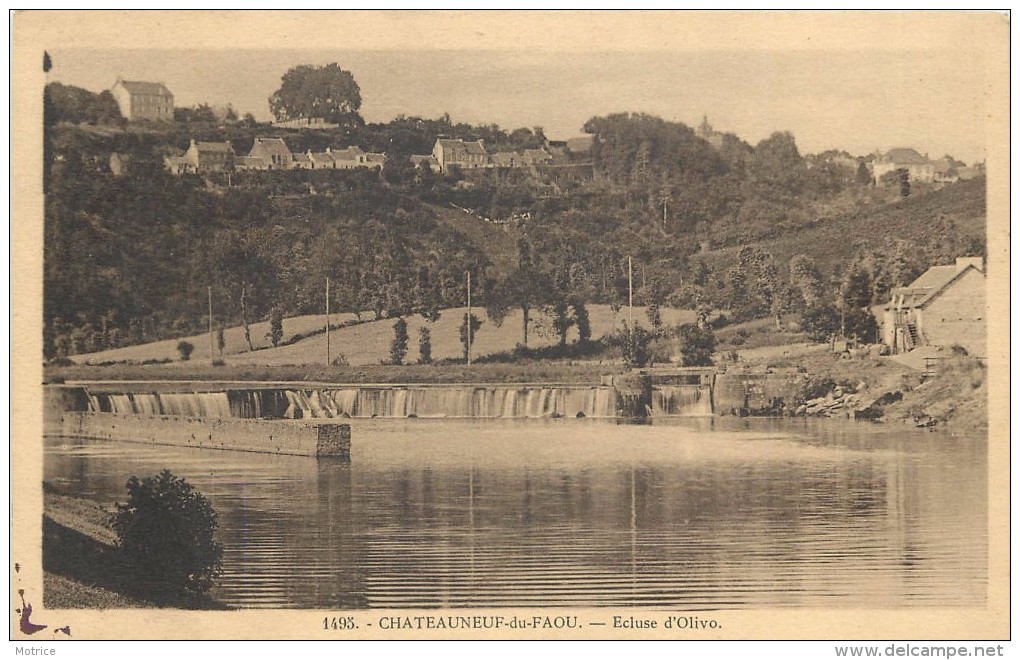 CHATEAUNEUF DU FAOU - écluse D'olive. - Châteauneuf-du-Faou