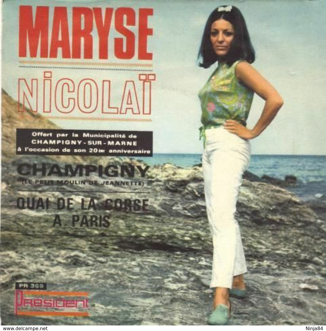 SP 45 RPM (7")  Maryse Nicolaï  "  Champigny  "  Promo - Collector's Editions