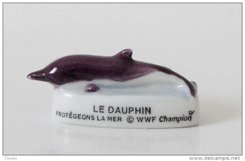 Fève  Le Dauphin WWF Protégeons La Mer Champion - TLO/27 - Autres & Non Classés