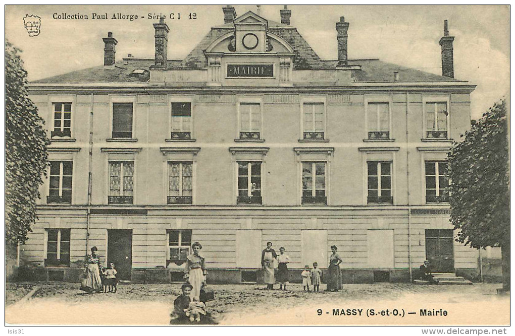 Dép 91 - Massy - Mairie - Collection Paul Allorge - état - Massy