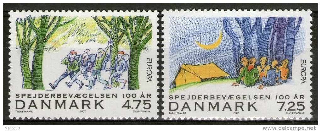 DANEMARK: N°1473/1474 **       - Cote 4,50€ - - Unused Stamps