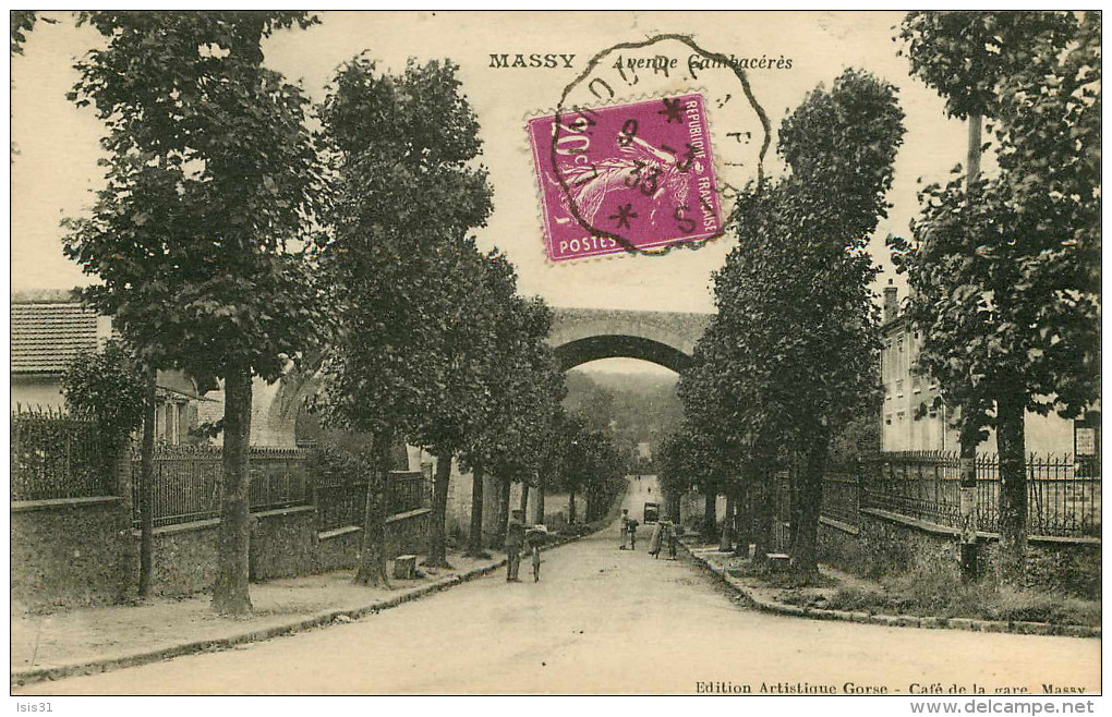 Dép 91 - Massy - Avenue Cambacérès - état - Massy