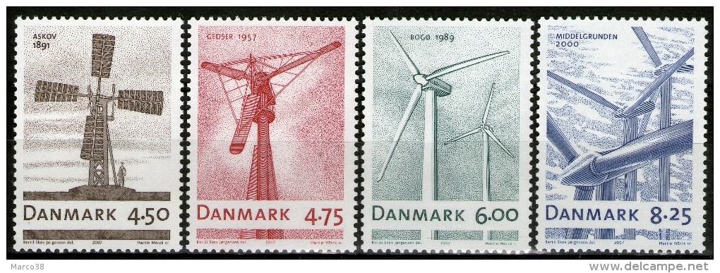 DANEMARK: N°1457/1460 **       - Cote 10€ - - Unused Stamps