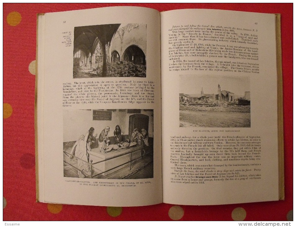 Illustrated Michelin Guides To The Battle-fields (1914-1918). The Americans In The Great War; Vol 3, Meuse Argonne. 1919 - 1900-1949